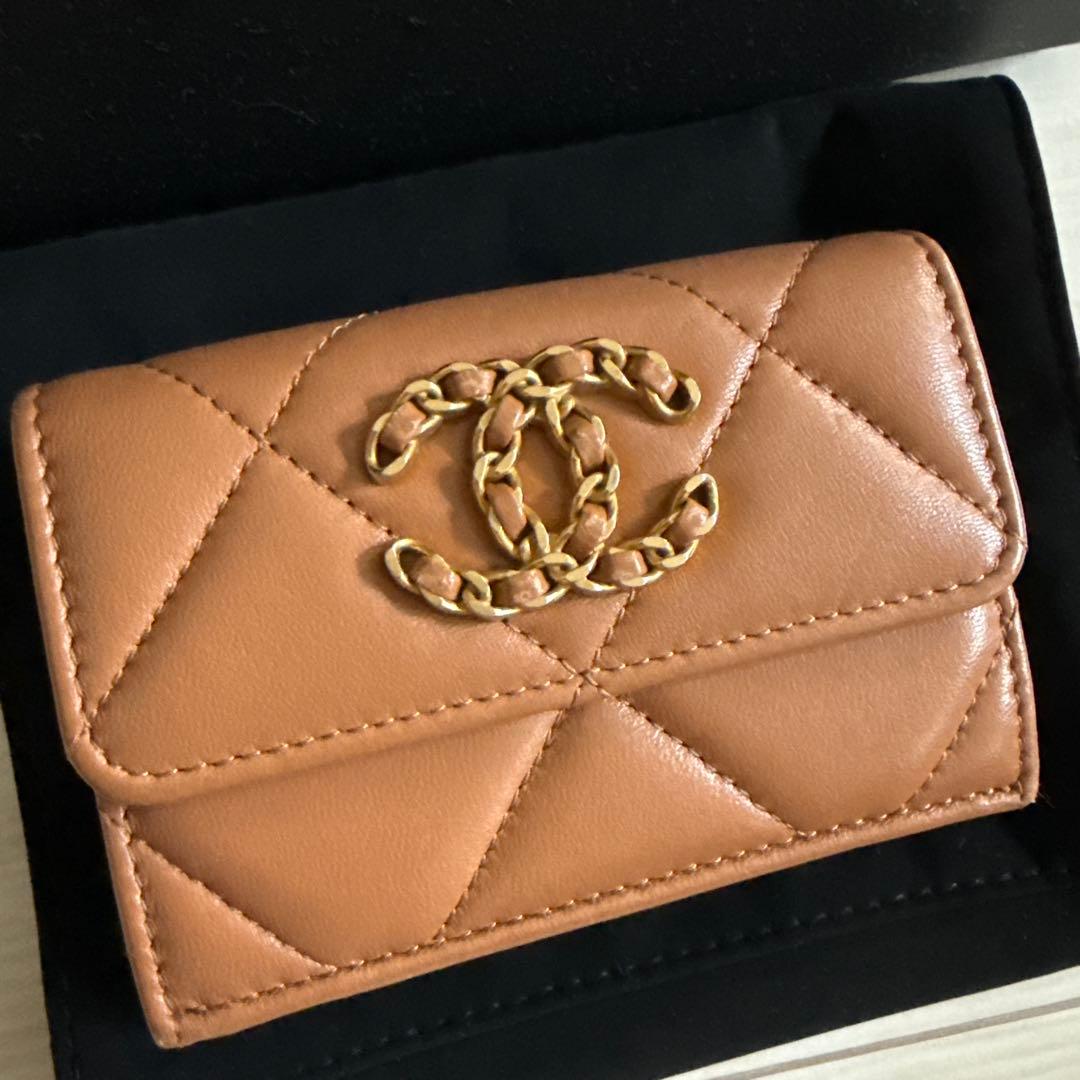 チョコマカロン様CHANEL 三つ折り財布