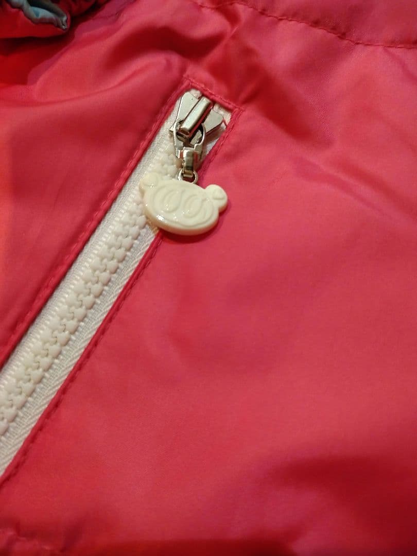 ナルミヤインターナショナルエンジェルブルーリバーシブルブルゾン１６０美品レトロ