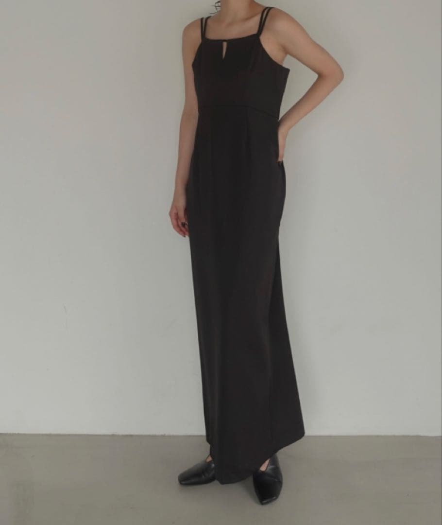 レースカーディガン風パーティードレス