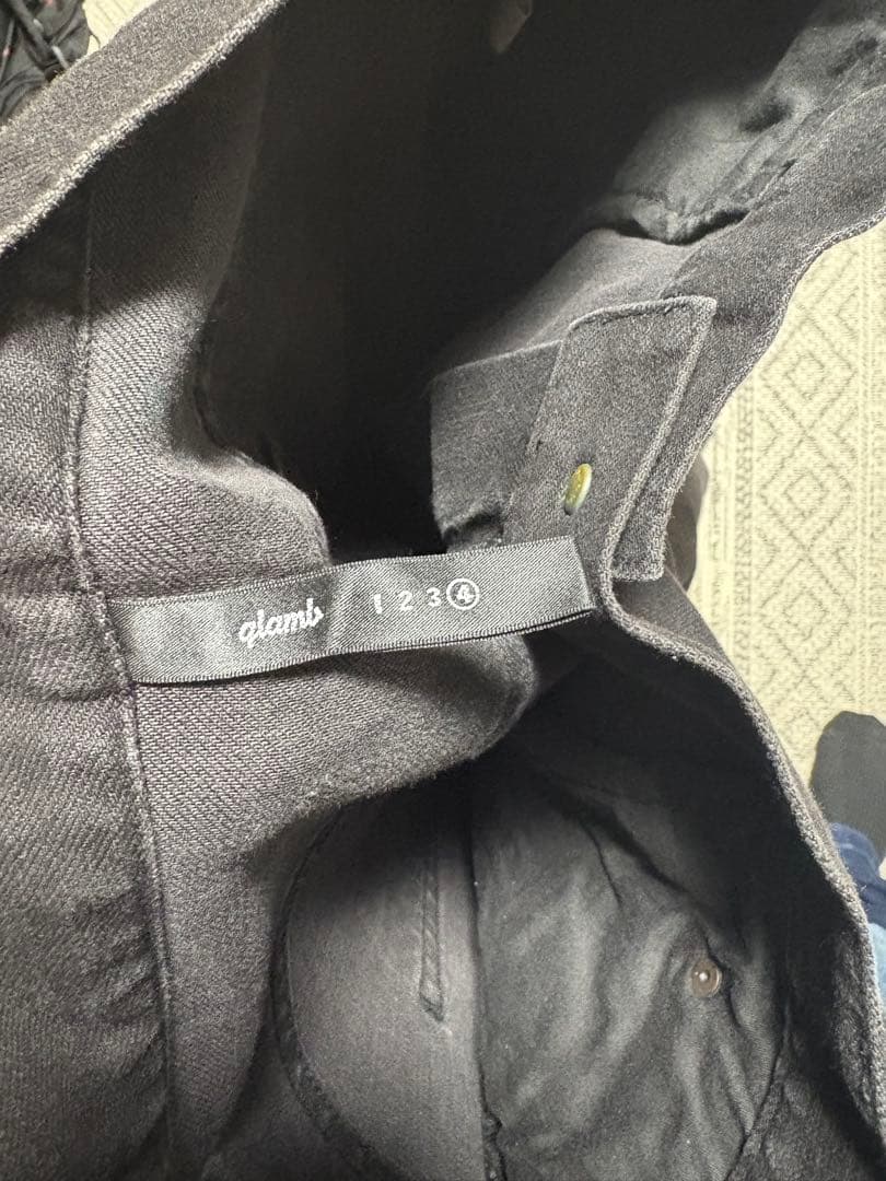 glamb Bayler wide denim サルエル ブラック