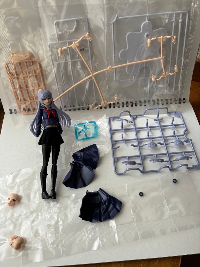 布スカート付き　コトブキヤ限定薬師寺久遠ベースの寄せ集めジャンク　創彩少女庭園