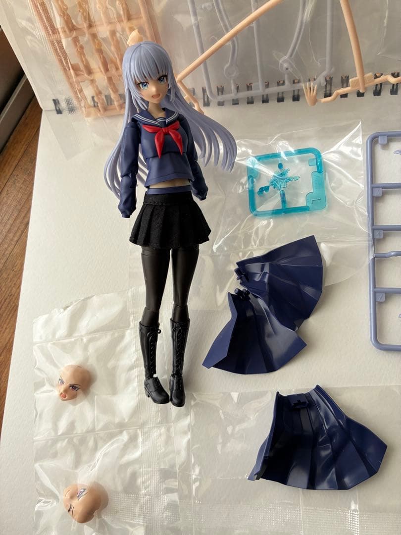 布スカート付き　コトブキヤ限定薬師寺久遠ベースの寄せ集めジャンク　創彩少女庭園