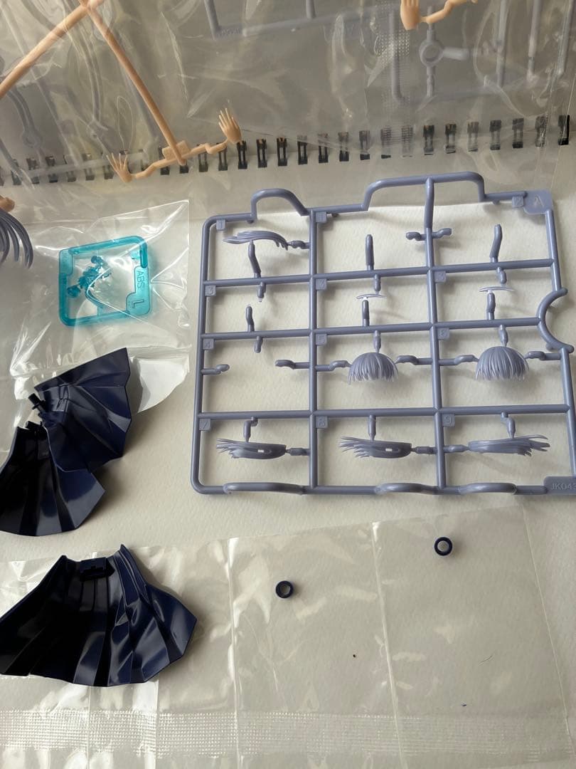 布スカート付き　コトブキヤ限定薬師寺久遠ベースの寄せ集めジャンク　創彩少女庭園