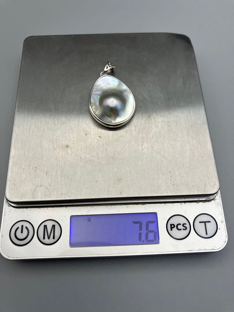 ミニー⭐️ 奄美大島産　マベパール　ペンダント　ネックレストップ　925