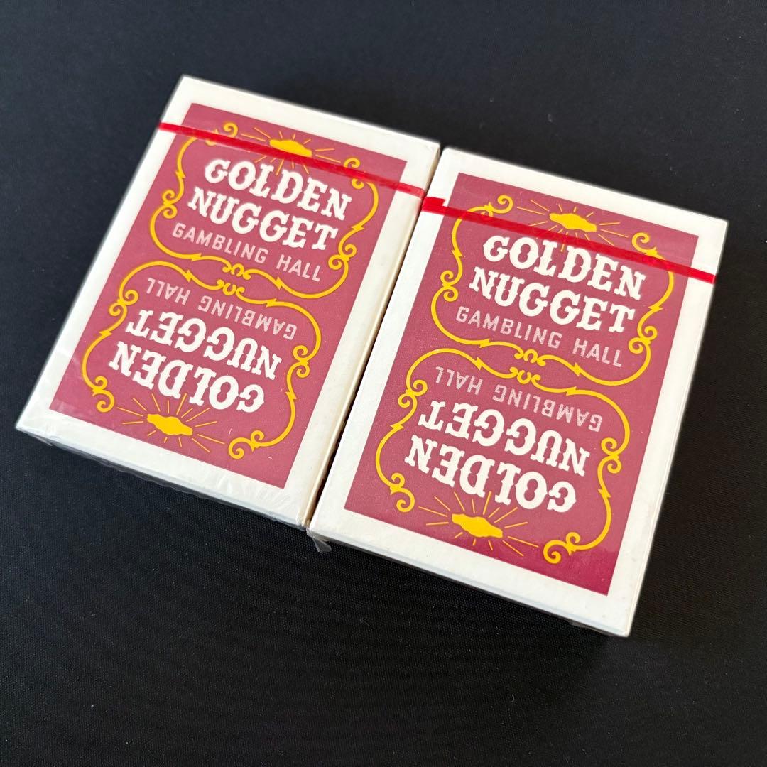 新品未開封 Golden Nugget 赤 2個セット カジノデック オールド