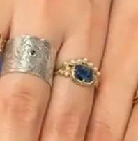 アガット K10ゴールド クォーツ マラカイトリング 17号 税込70400円