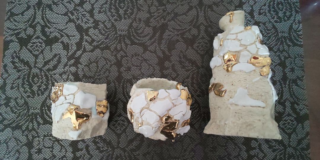 市川透さん ぐい呑 徳利 ３点