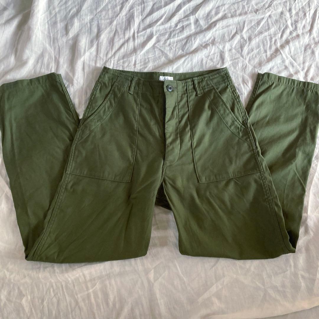 〈CIOTA〉シオタ コットンバックサテンベイカーパンツ 2 M 美品