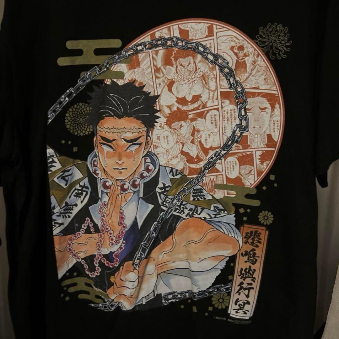 ジャンプ　鬼滅の刃　悲鳴嶼行冥　デジタル版定期購読応募者全員サービス　　Tシャツ