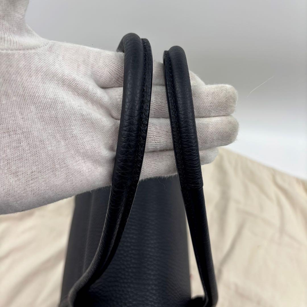 ✨未使用品✨　ACATE MESCOLARE トートバッグ　大容量　タッセル　紺