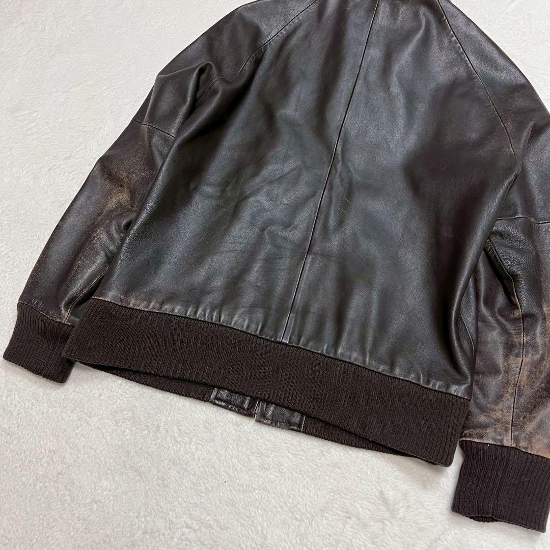 Schott ショット ラムレザー トラックジャケット トラッカー 羊革