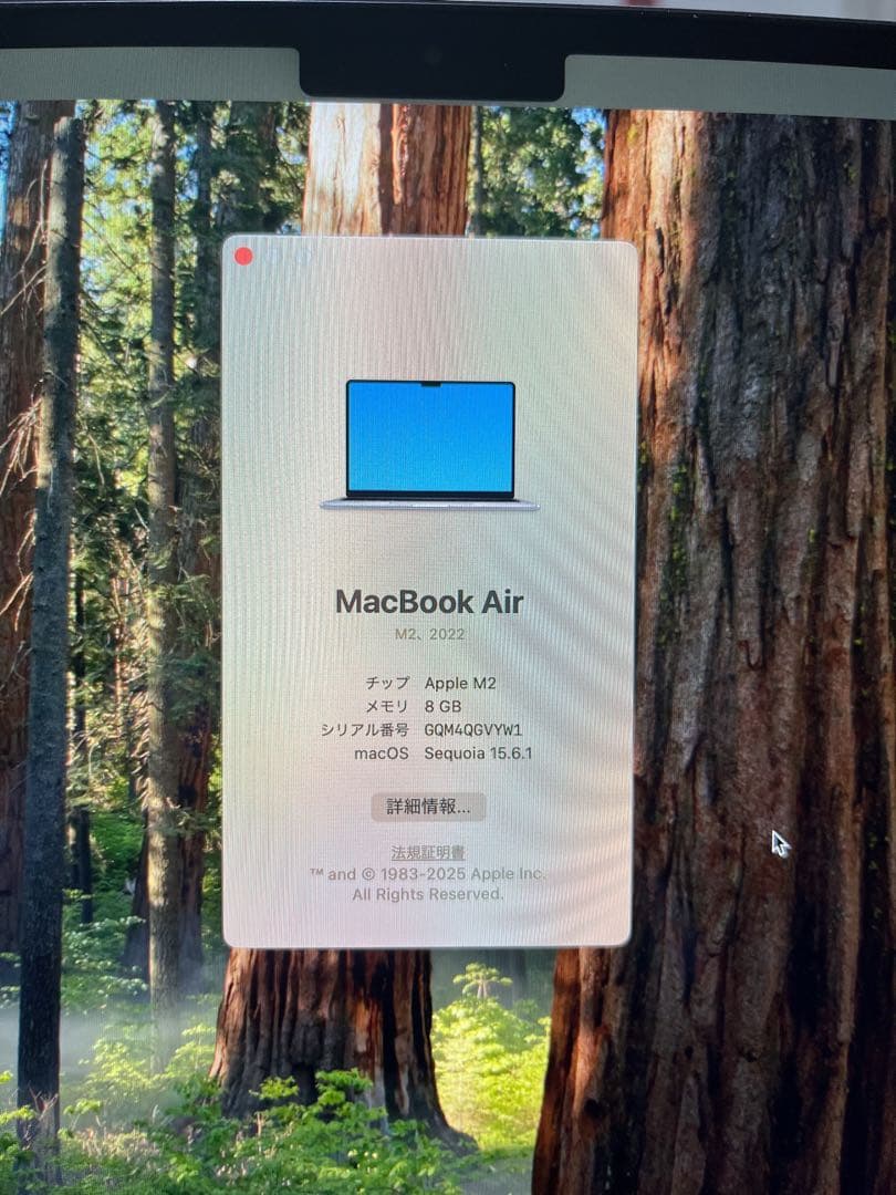 MacBook本体 MacBook Air (M2, 2022)