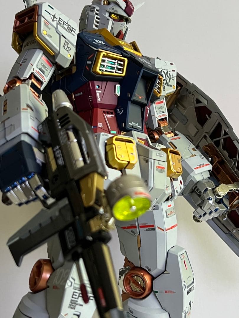 ガンプラ PG 1/60 ガンダム UNLEASHED 塗装完成品