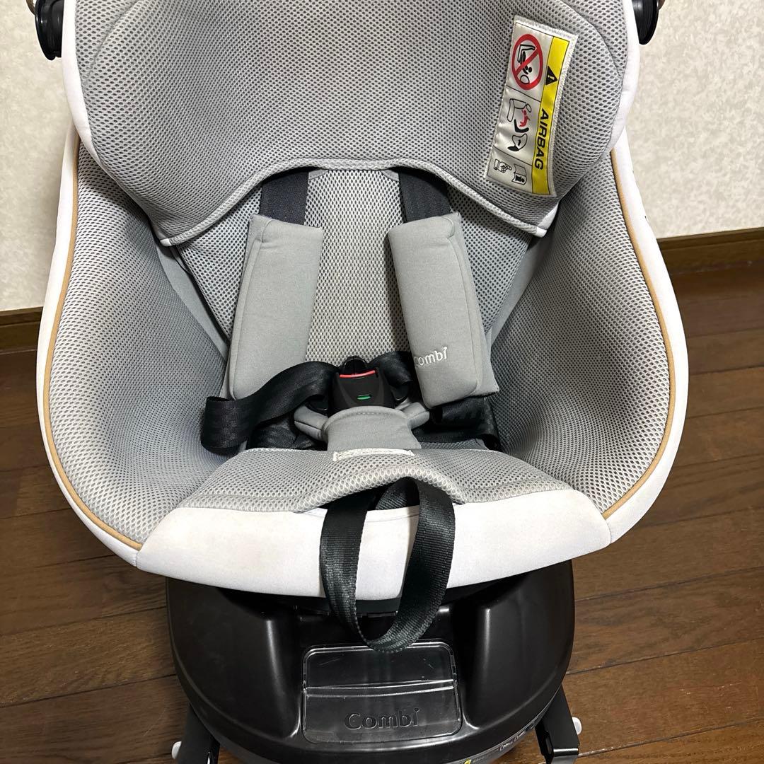 【美品】Combi クルムーヴスマート ISOFIX JL-540 グレー