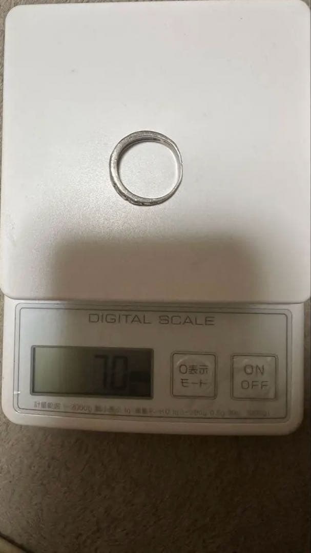 pt100 装飾的なリング 約7.0g