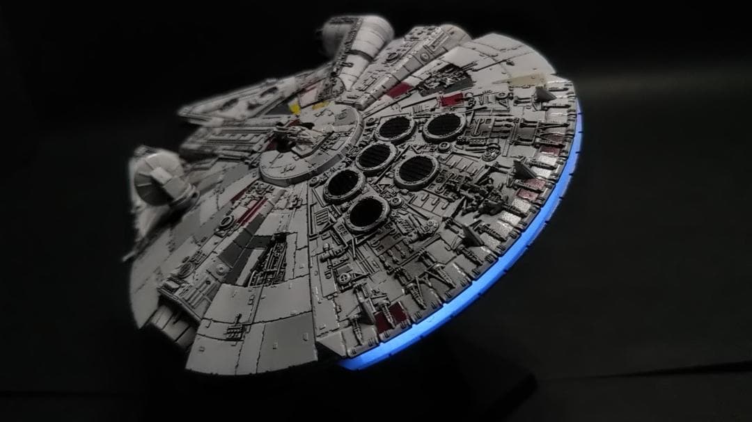 ミレニアムファルコン MF 電飾改修　 完成品 　ビークルモデル　1/350