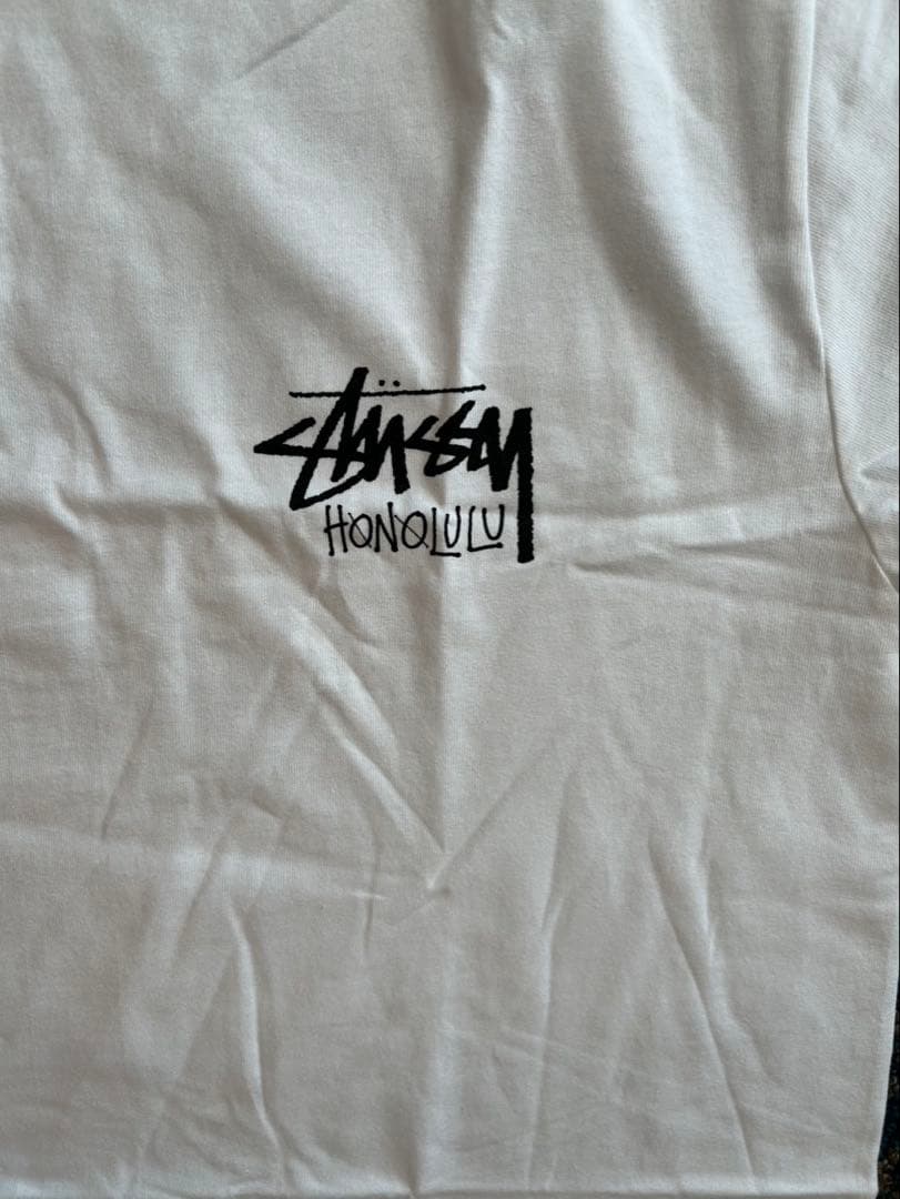 Stussy ホノルルロゴ Tシャツ ホワイト