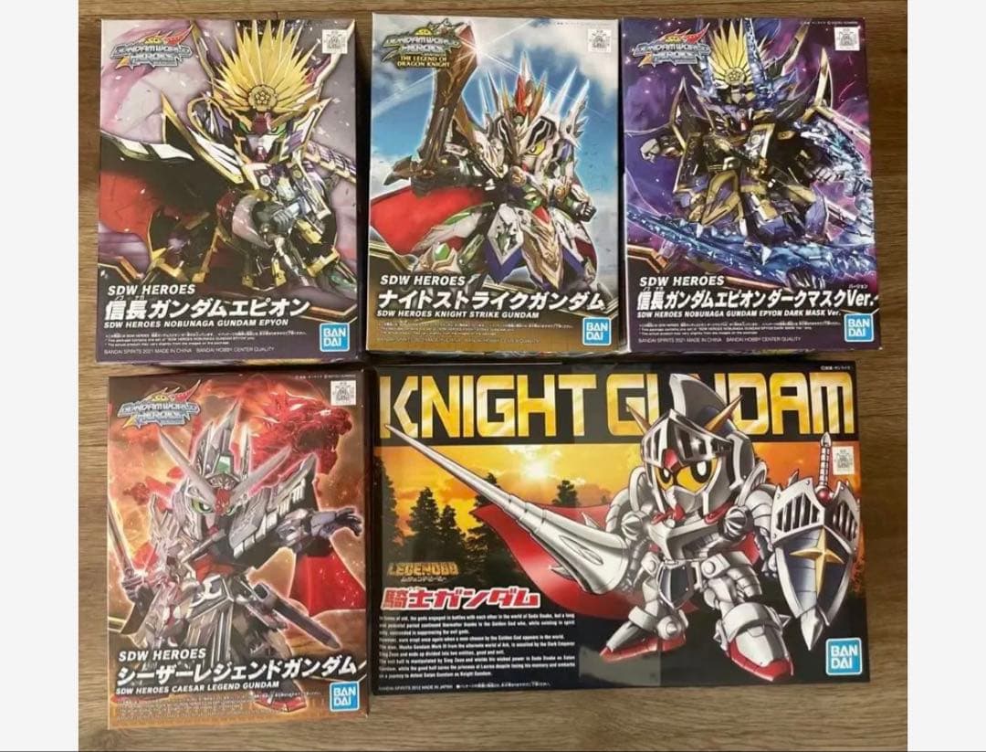 ガンダム　プラモデル　騎士ガンダム　SDガンダム ワールドヒーローズ