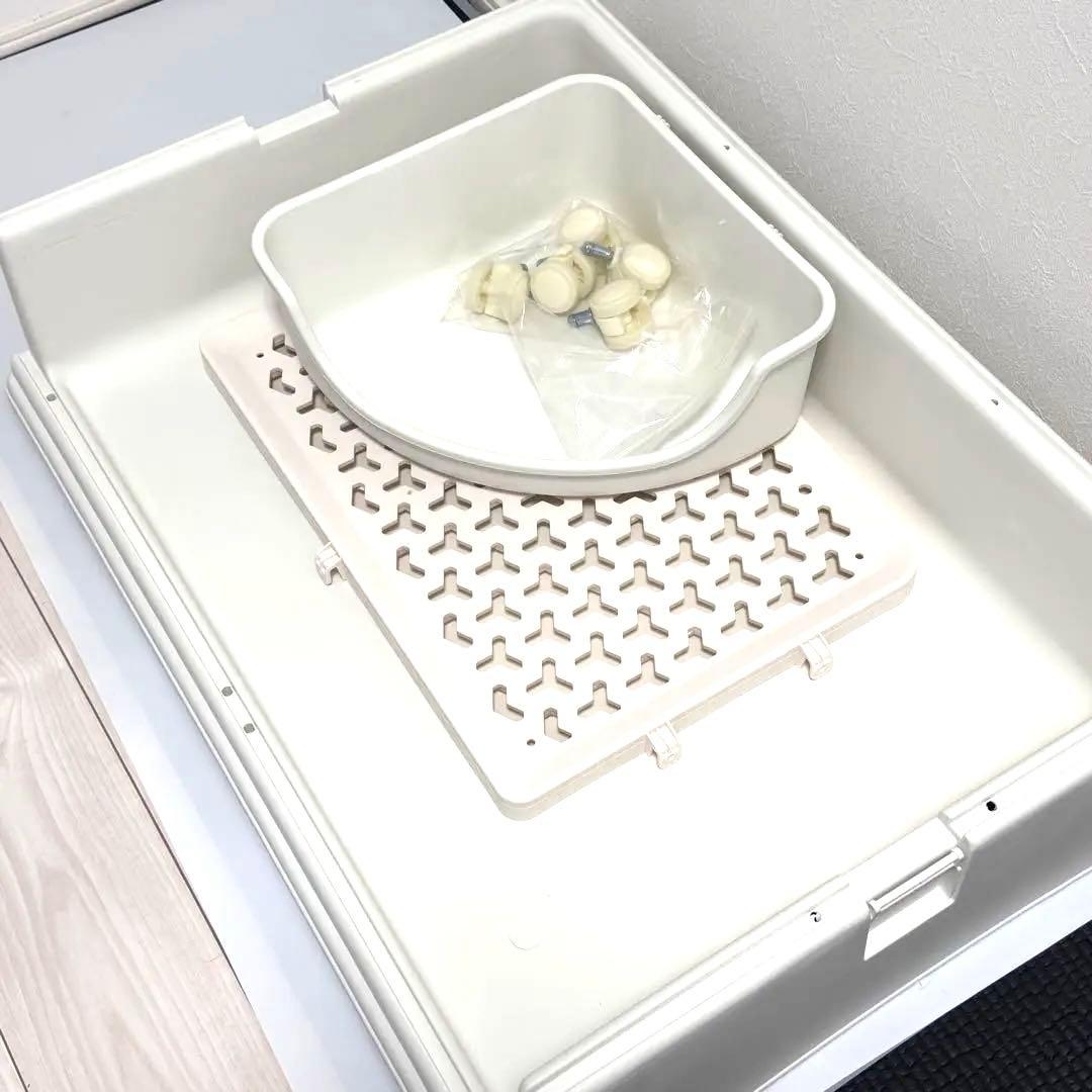 《美品》キャットケージ 2段構造 ペットゲージ