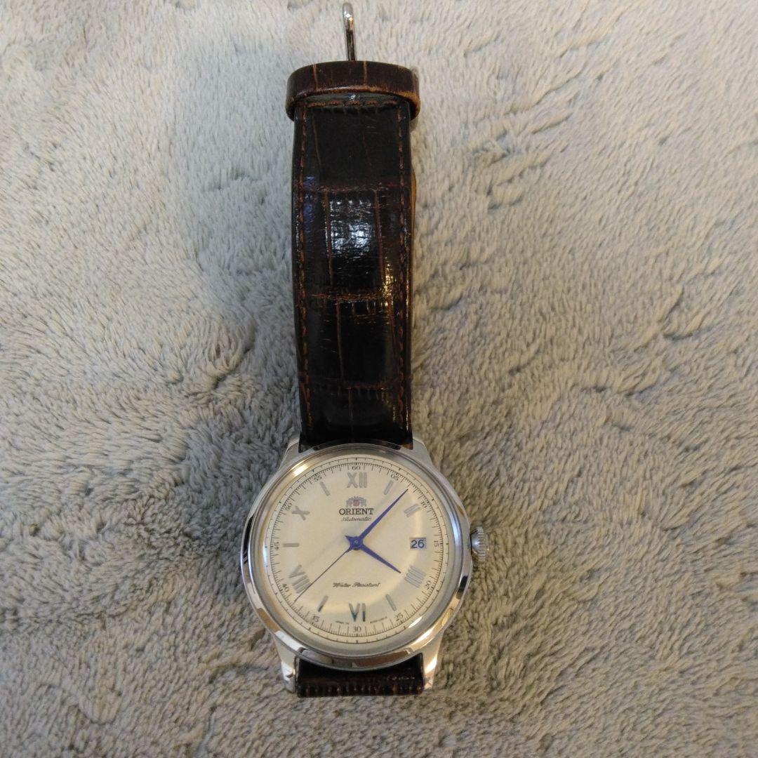 ORIENT 自動巻き時計 ホワイト文字盤