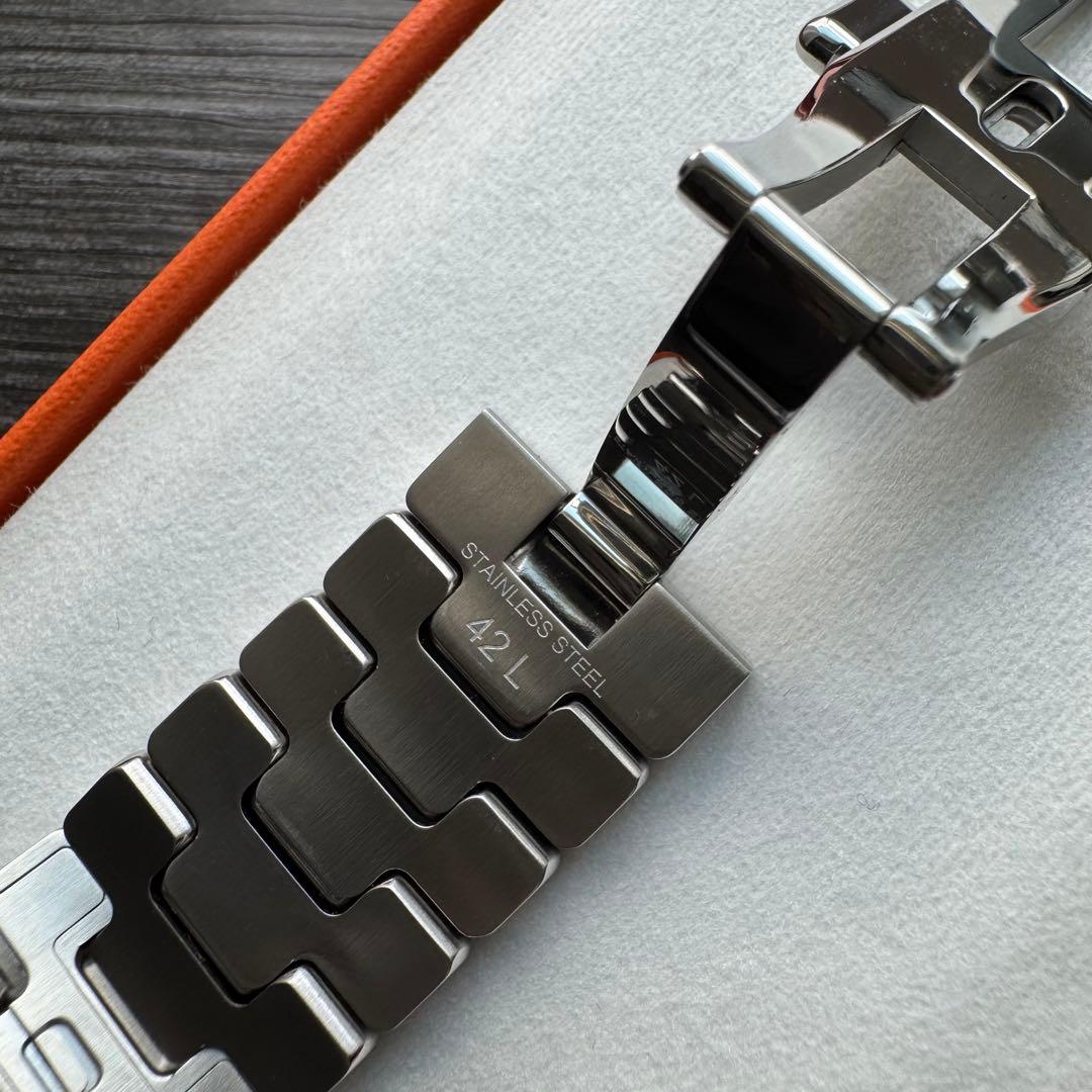 2655 Apple Watch エルメス　グランH ステンレスシルバー　バンド