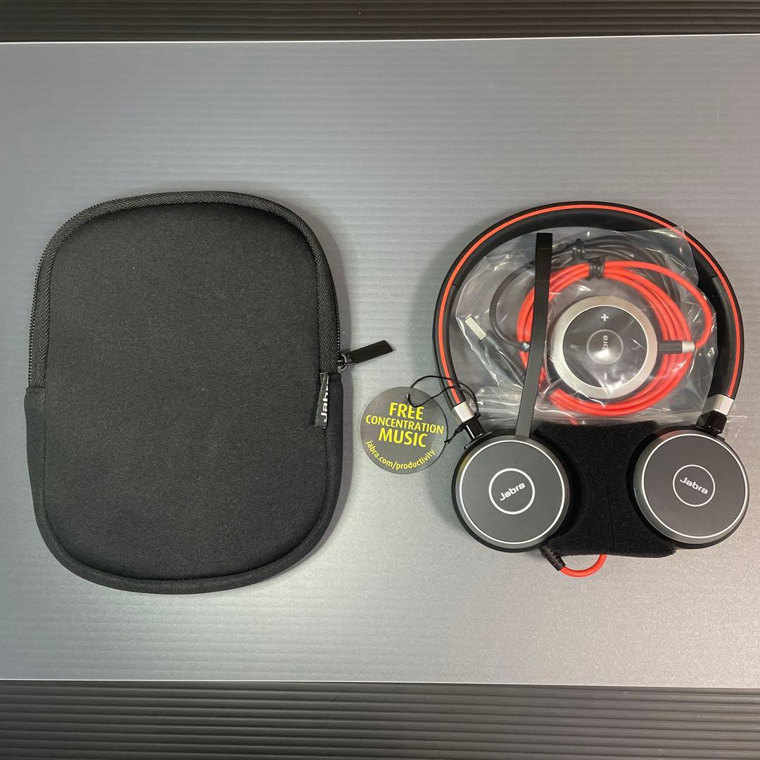 【未使用】 Jabra 有線ヘッドセット　オンイヤーヘッドフォン マイク付き