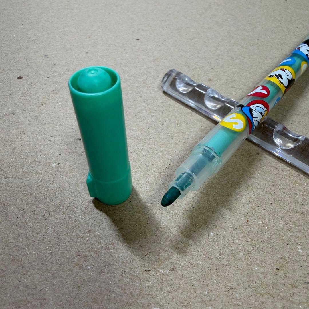 廃盤 ぺんてる カラーペン エメラルド 慶弔 パーソンズ ディズニー ペン回し