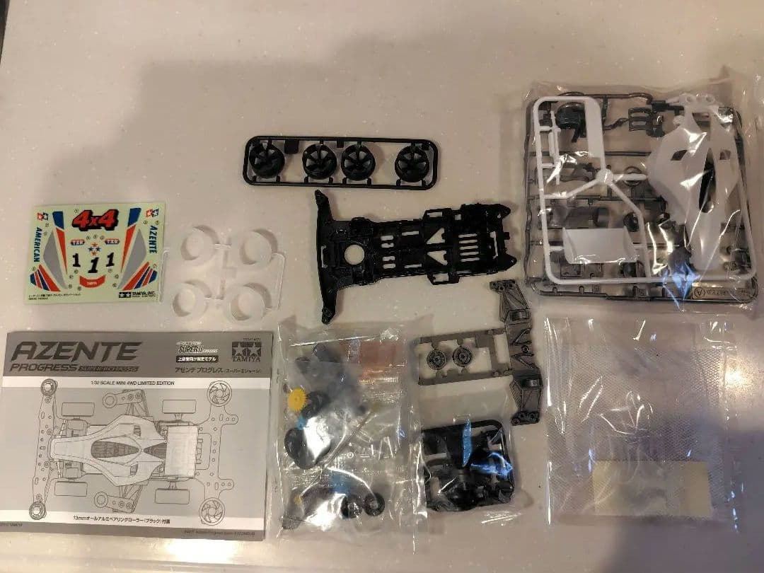 アゼンテ　プログレス　ミニ四駆　絶版　アバンテ　ア前テ　AZENTE