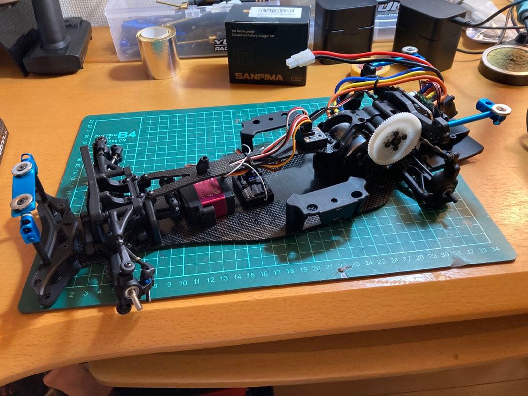 ヨコモ yokomo yd2 カーボンシャーシ メカ付き