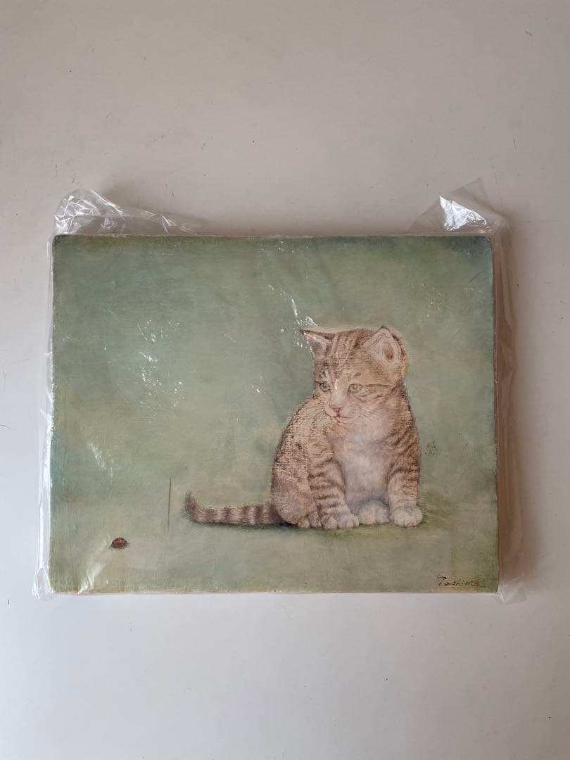 絵画　「てんとう虫」戸嶋但