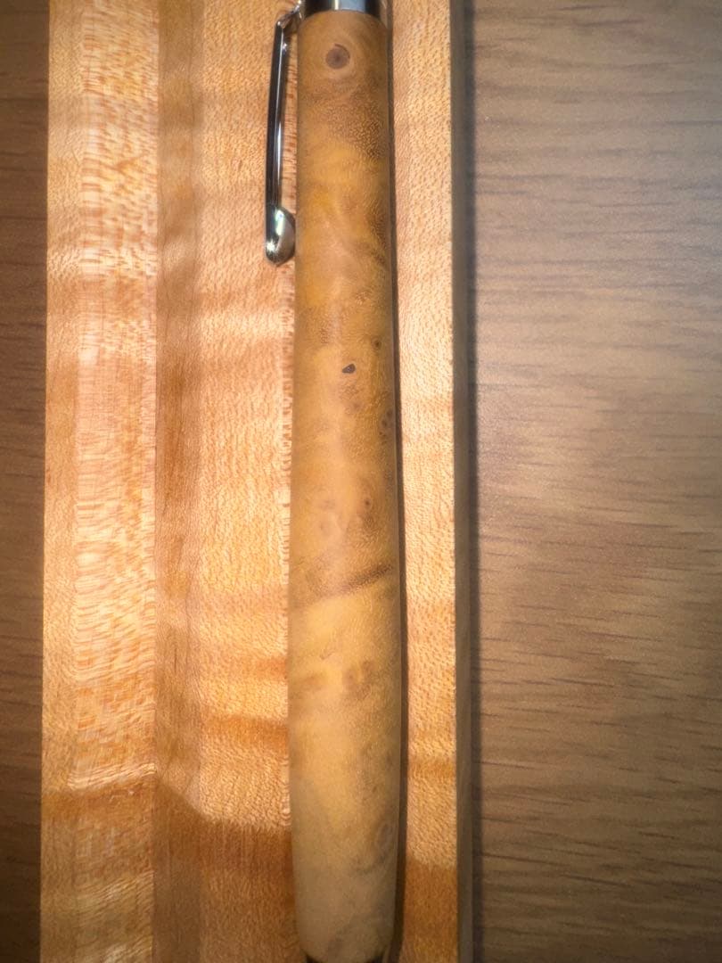 工房楔　ビルマの楠　瘤杢　ペンシル