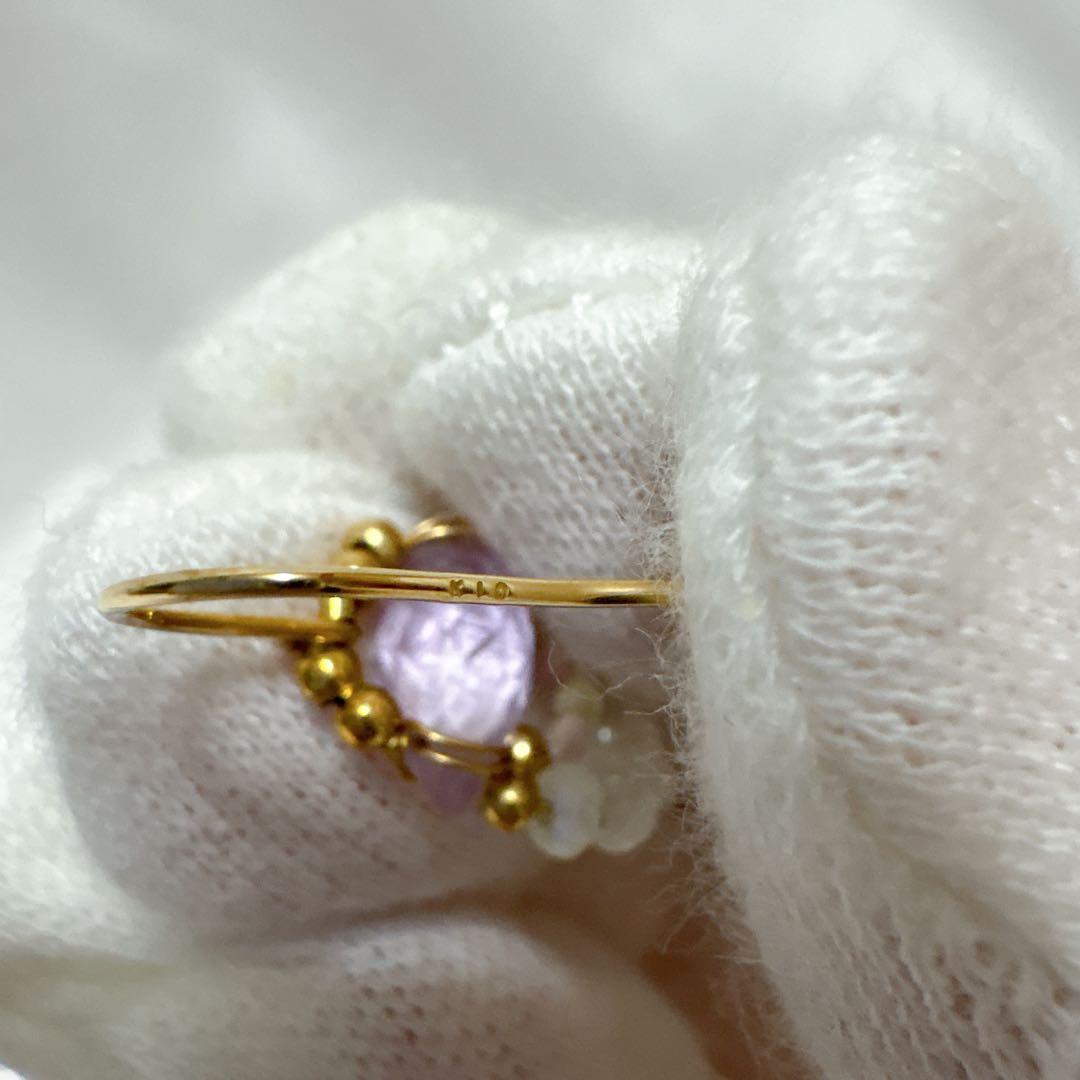 【完売品】エヴァハヌソヴァ フォー アガット 天然石 ピアス k10