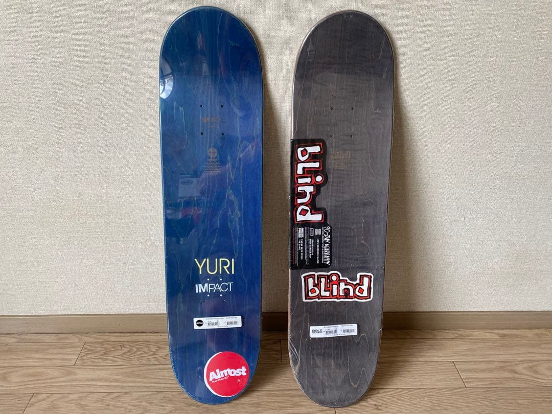 スケートデッキ　2枚セット　8インチ