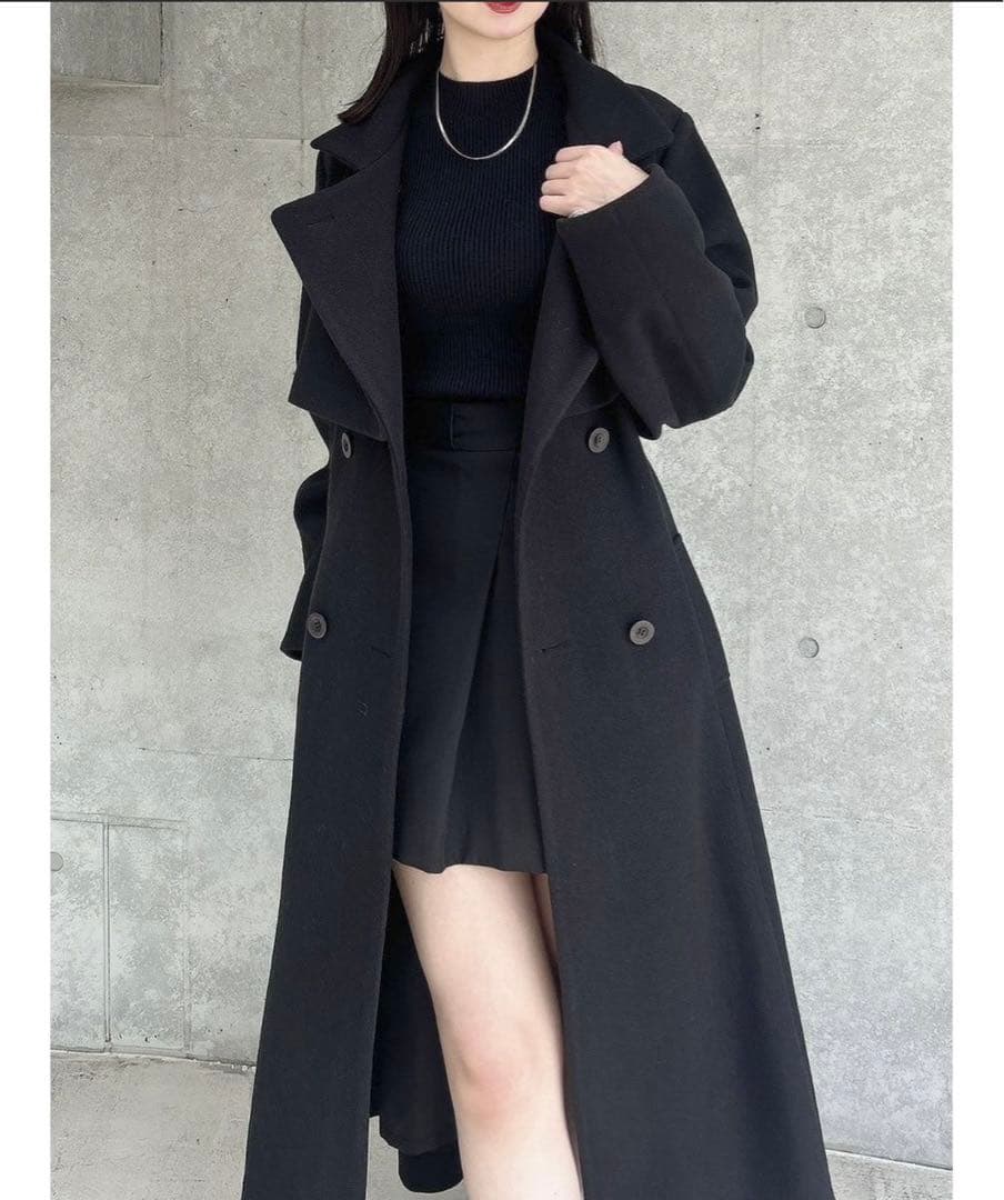 dazzlin 2WAYカラーレディコート【スタンドカラー可】