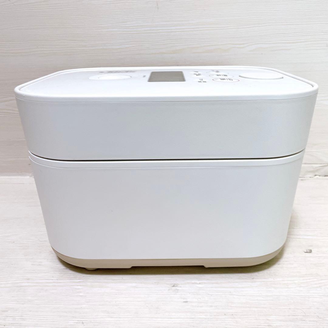 美品 STAN 象印 炊飯器 NW-SA10 ホワイト5.5号炊き 2022年製