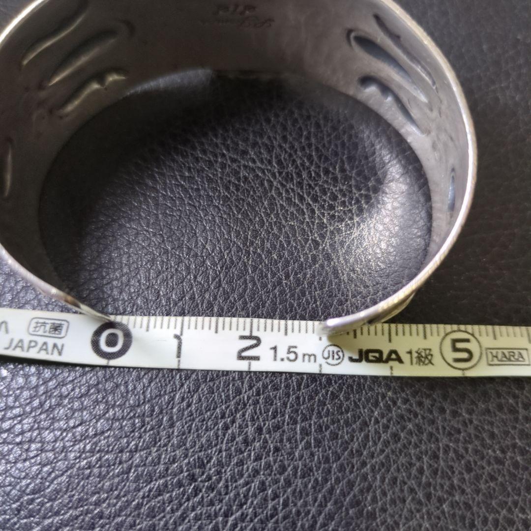 かねたん　ナバホ族 Lorenzo James作　ターコイズバングル