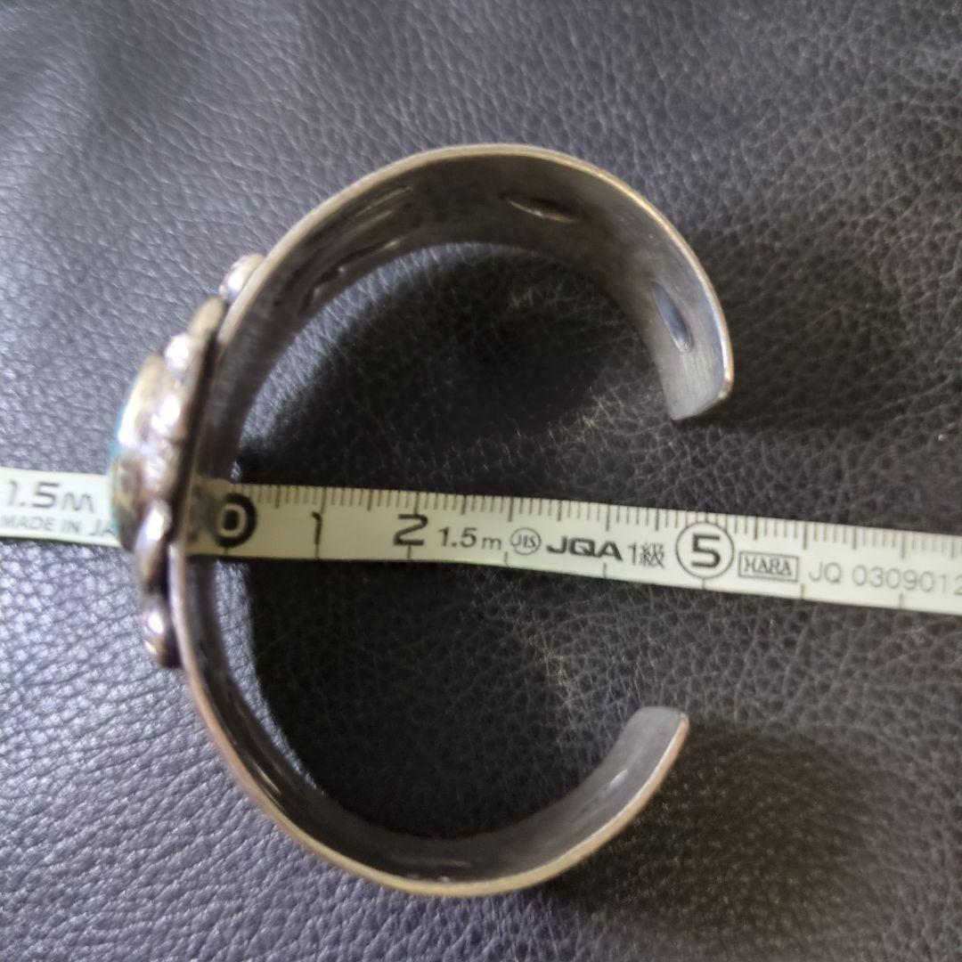 かねたん　ナバホ族 Lorenzo James作　ターコイズバングル