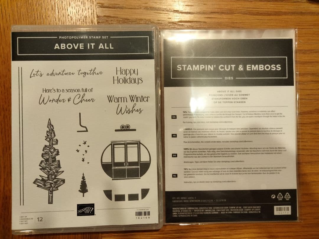 １点限り！ロープウェイスタンプ＆ダイ　スタンピンアップ