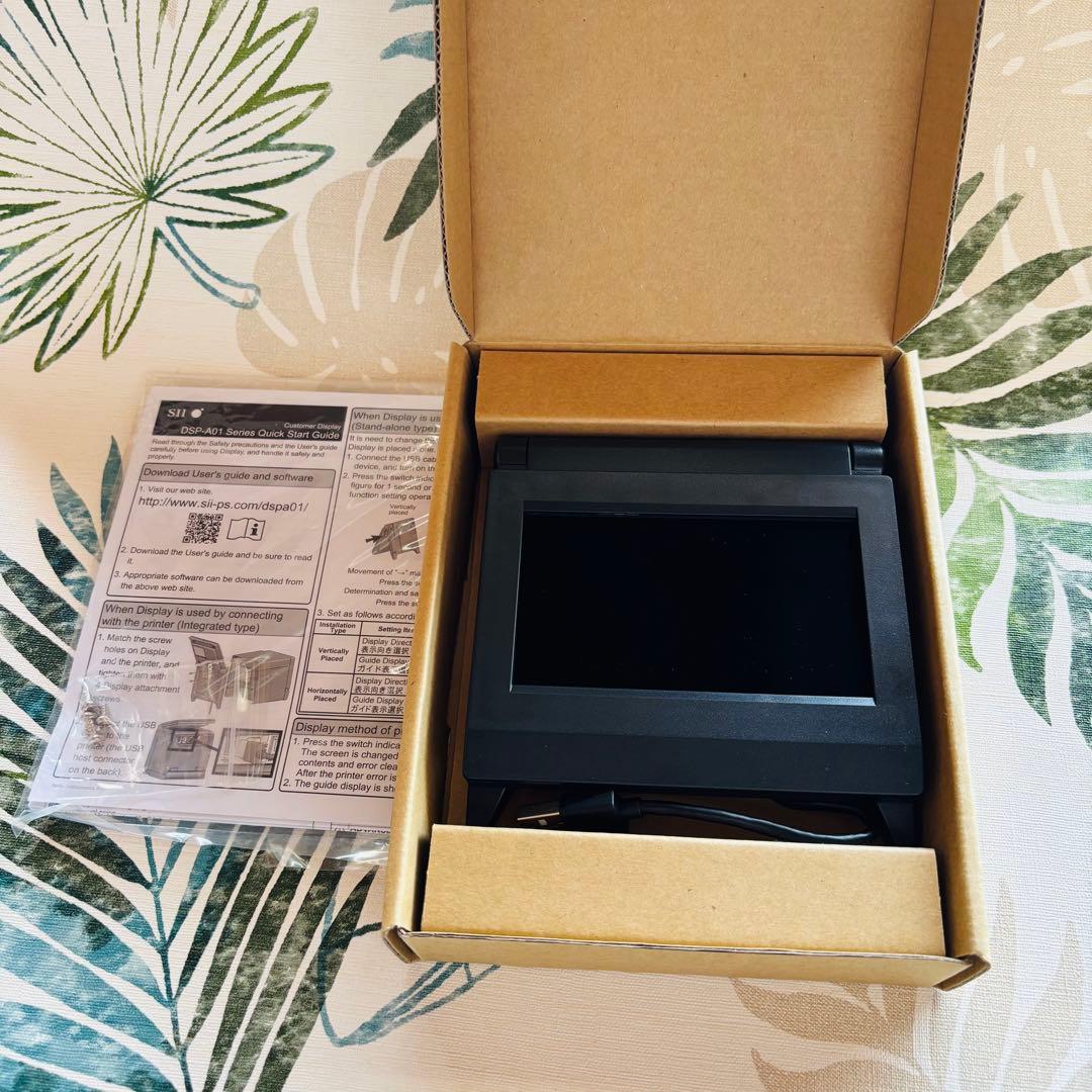 S II DSP-A01 カスタマーディスプレイ セイコーインスツル　エアレジ