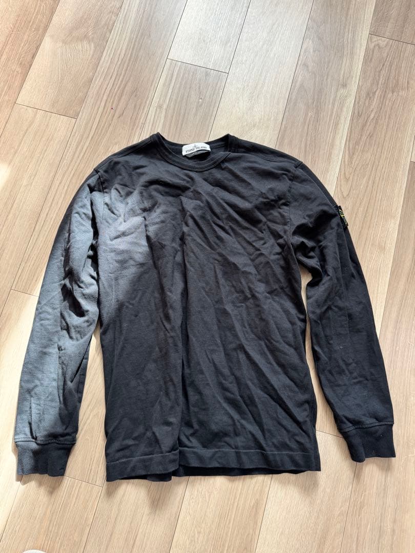 STONE  ブラック 長袖Tシャツ