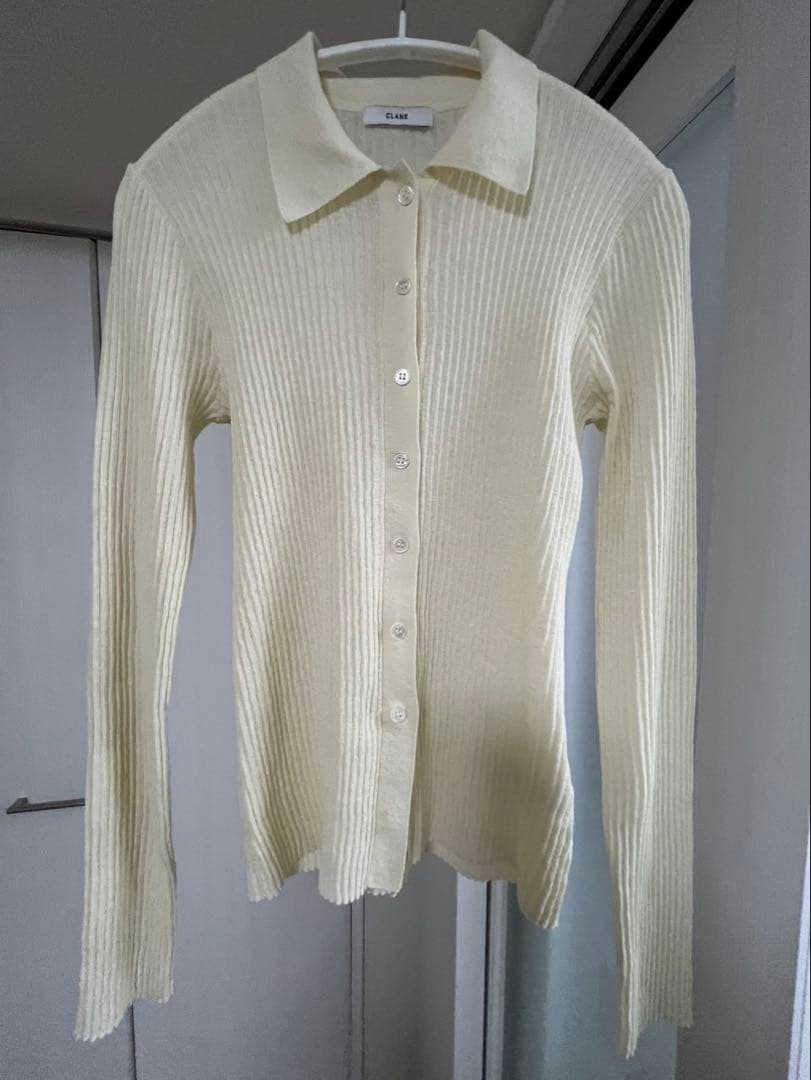 ニットポロシャツ　clane（クラネ）