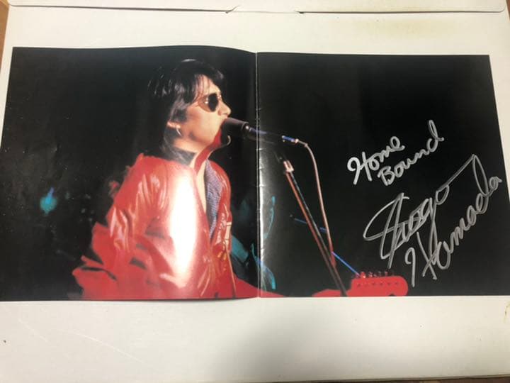 一点物❗️浜田省吾直筆サイン　3rdサイン　レア写真集　パンフ❗️