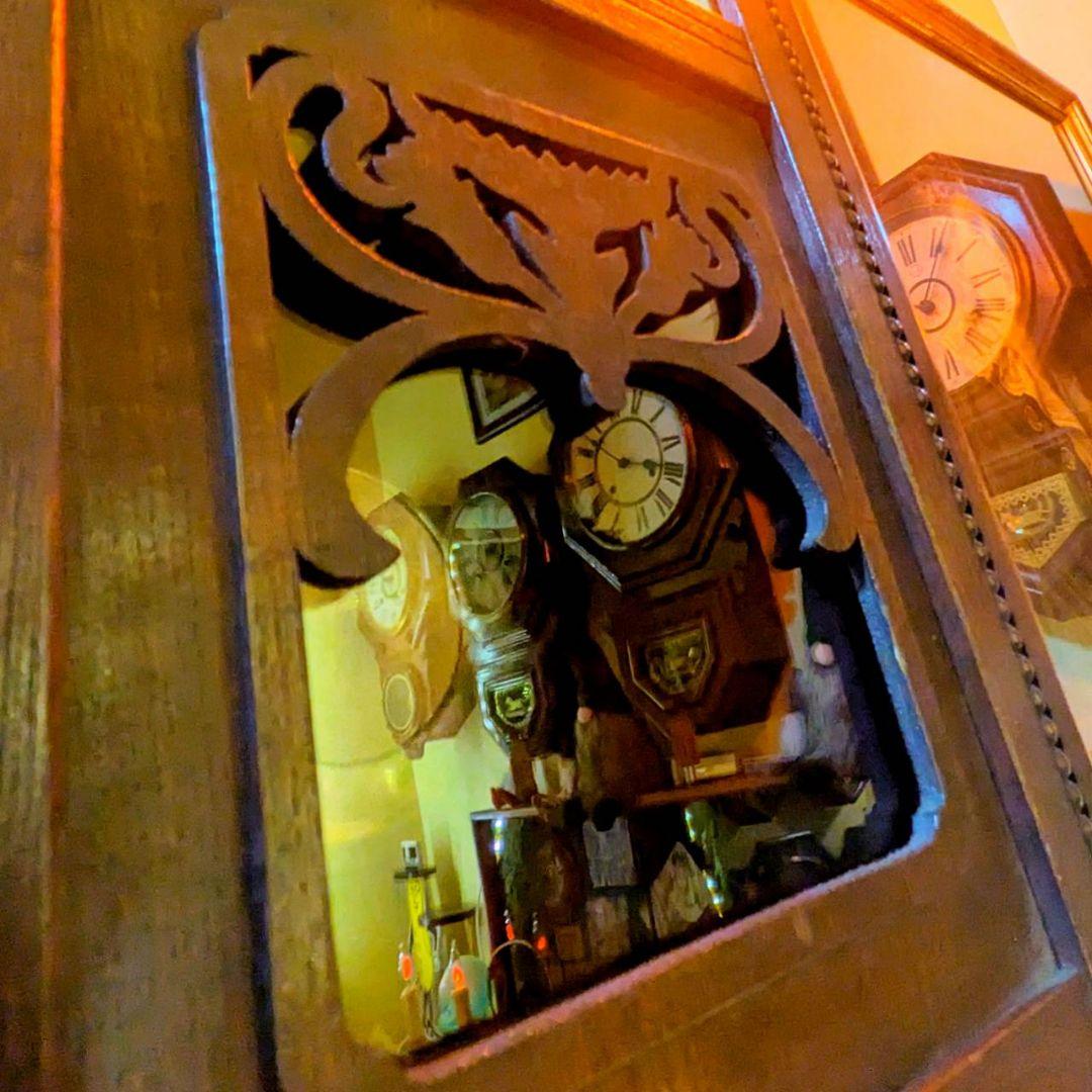 アンティーク掛時計　ヴィンテージ掛時計　古時計　振り子時計