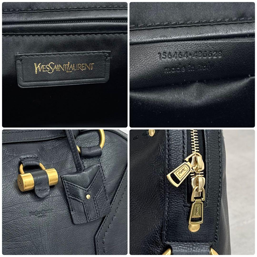Yves Saint Laurent ミューズ トゥ ハンドバッグ ブラック