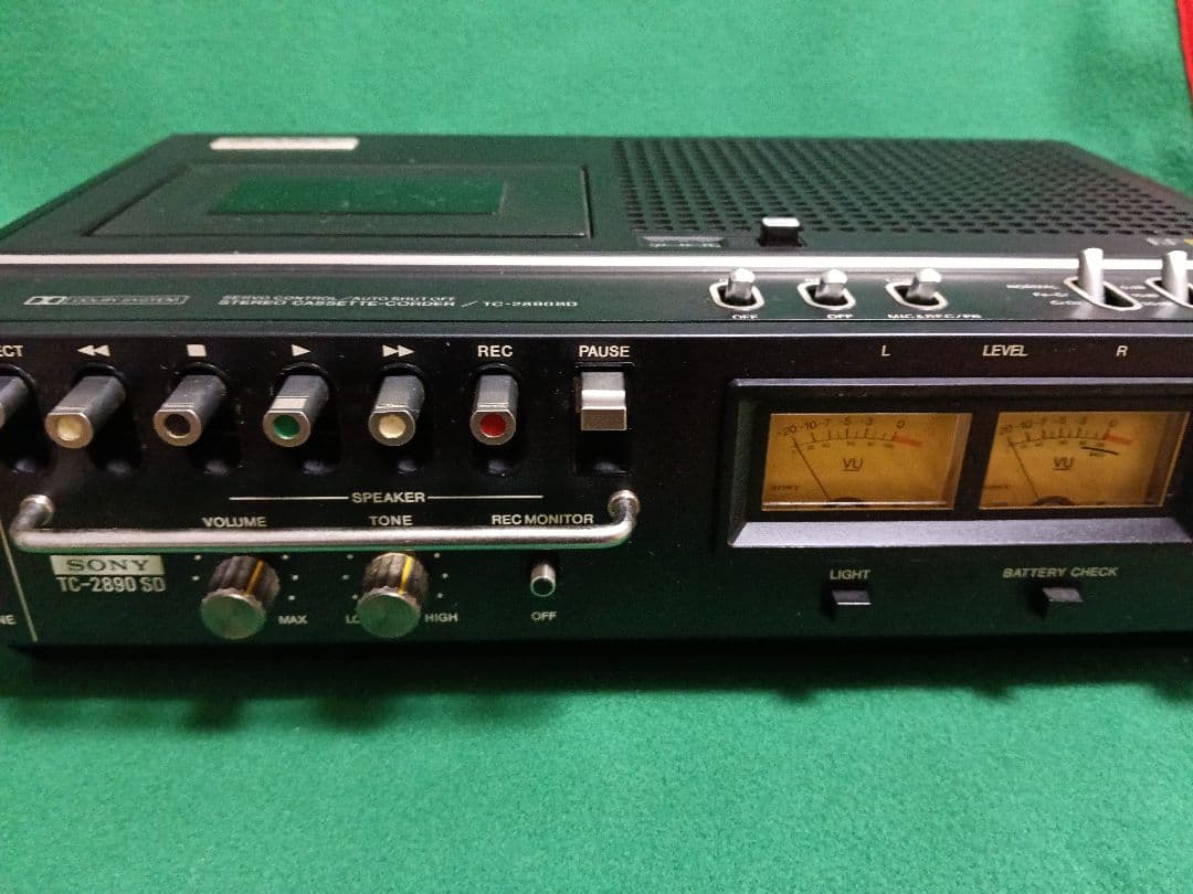 Sony TC-2890 SD カセットプレーヤー ジャンク品