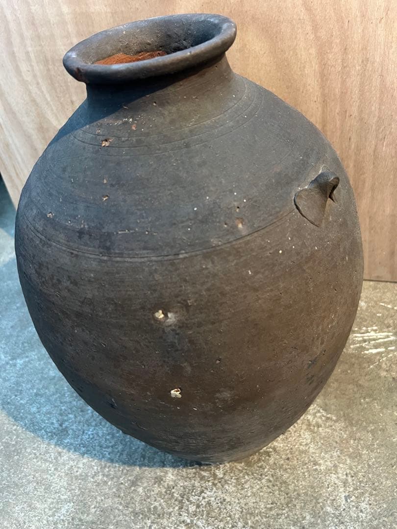 備前焼 古備前 桃山時代大陶印　上作 2耳壺大壺アンティーク風状態が良現状品のみ