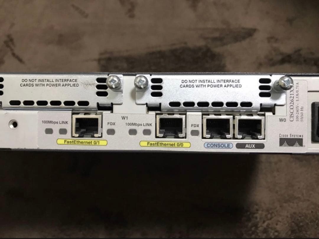 Cisco 2621XM ＋ ASYNC16A ＋ 72-0845-01