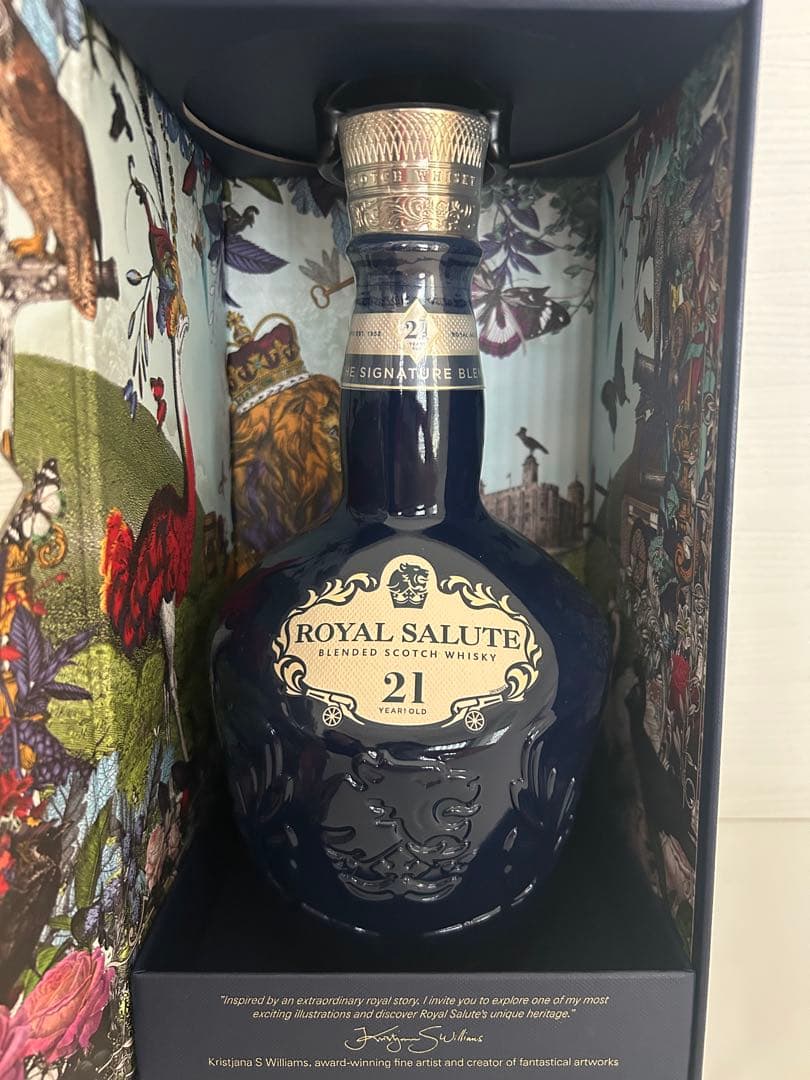  SALUTE 21 スコッチ (ロイヤルサルート21年、未開封箱付)
