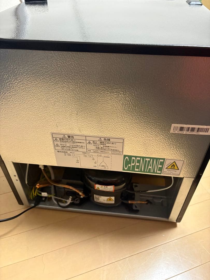 MAXZEN 冷蔵庫 小型 1ドア 46L 右開き JR046ML01GM