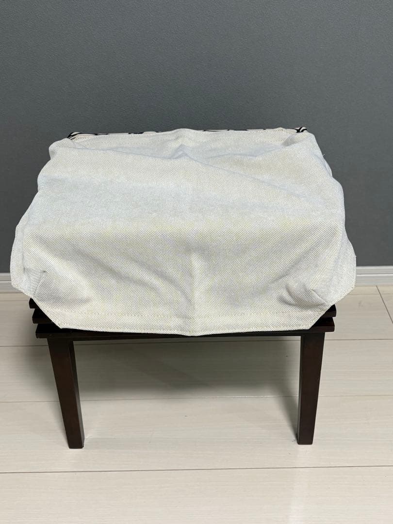 a.flat ルーバー・ドレッサースツール　椅子　オットマン（替カバー付）